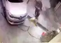 Bursa'da Tazyikli Su Şovu! Yıkamacı Hortumla Dans Etti