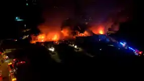 Bursa Yıldırım'da Gıda Deposunda Yangın!