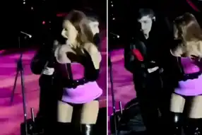 Hadise Konserinde Korku: Hayranı Sahneye Atladı!