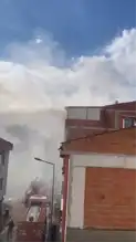 Şehir Merkezinde Apartman Yangını