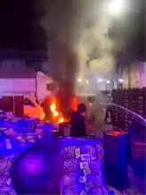 Bursa'da Araçta Ani Yangın!