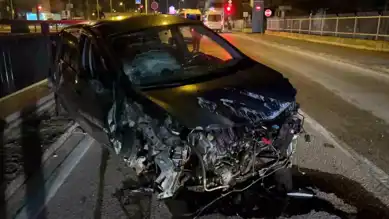 Bursa'da Buzlanma Nedeniyle Kaza: Sürücü Yaralandı