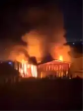 Bursa Fabrikasında Büyük Yangın: Demir Yığınına Döndü