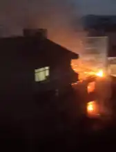 Metruk Bina Yandı! Bursa'da Yangın