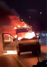 Bursa'da Otomobilde Ani Yangın!