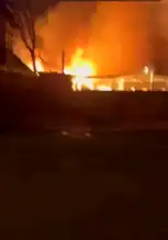 Bursa Restoranında Çiftlik Bölümü Yandı