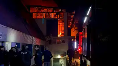 Bursa'da Tekstil Fabrikası Yangını: Patlama Sonucu Hasar