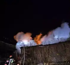 İlçedeki Binalardan Birinde Yangın!