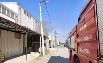 Mobilya Fabrikasında Yangın!İnegöl'de Olay