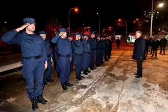Vali Ayyıldız, Bursa Güvenlik Güçlerini Ziyaret Etti